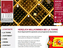 Tablet Screenshot of la-torre-hh.de